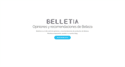 Desktop Screenshot of belletia.com